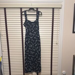 Ann Taylor Elegant Blue and White Floral Belted Pantsuit- Size 16 - NWT